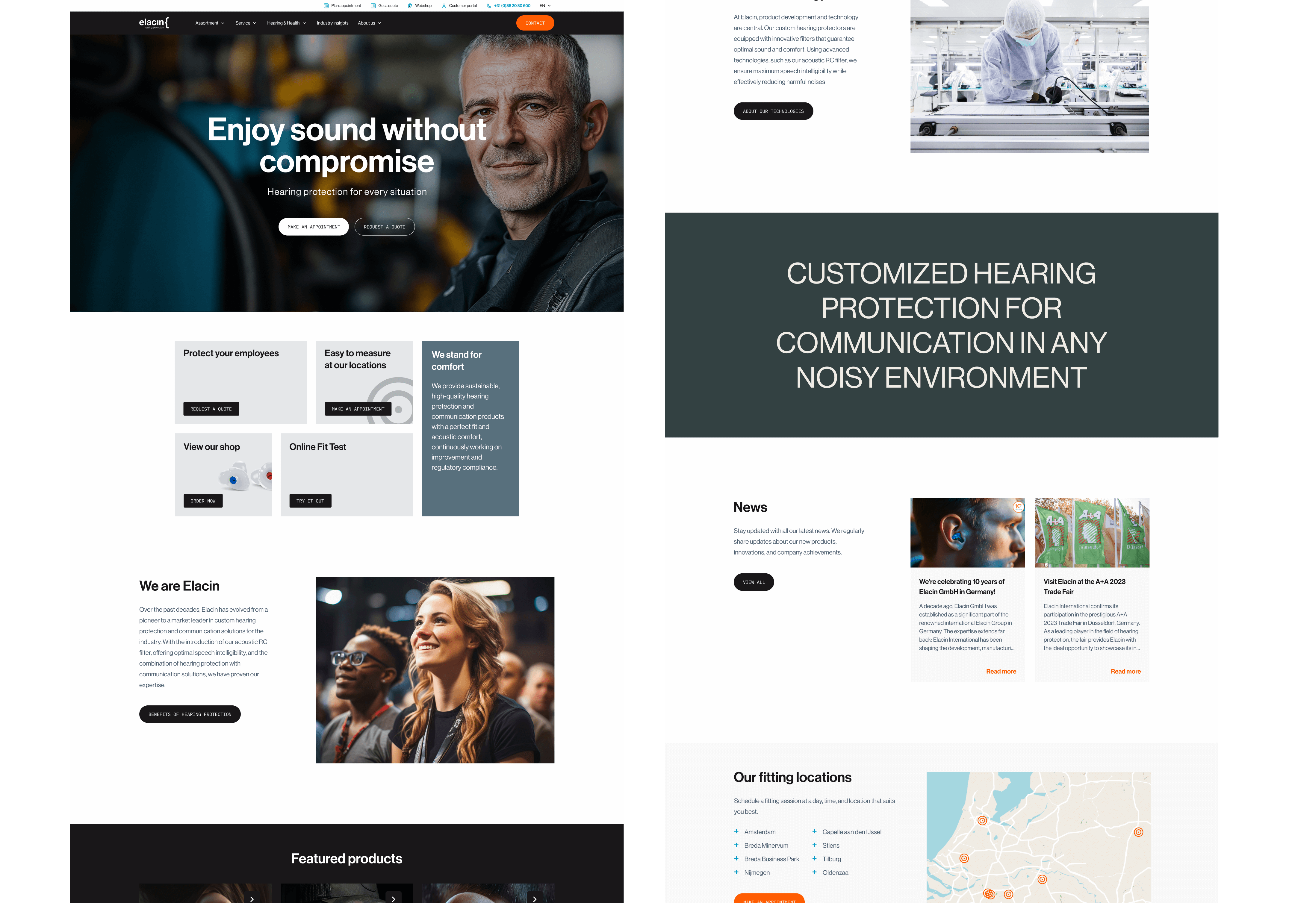 Elacin Website Visual